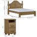 Cama Casal Classica 02 Mesas de Cabeceira Madeira Maciça Freijo Milani Store