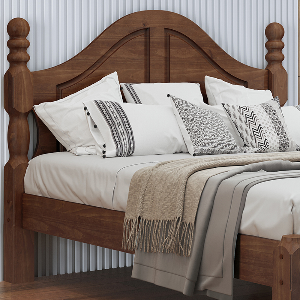 Cama Casal Classica Madeira Maciça 2259 Cafe Milani Store