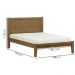 Cama Casal Madeira Maciça 149 cm 2808 Freijo Milani Store