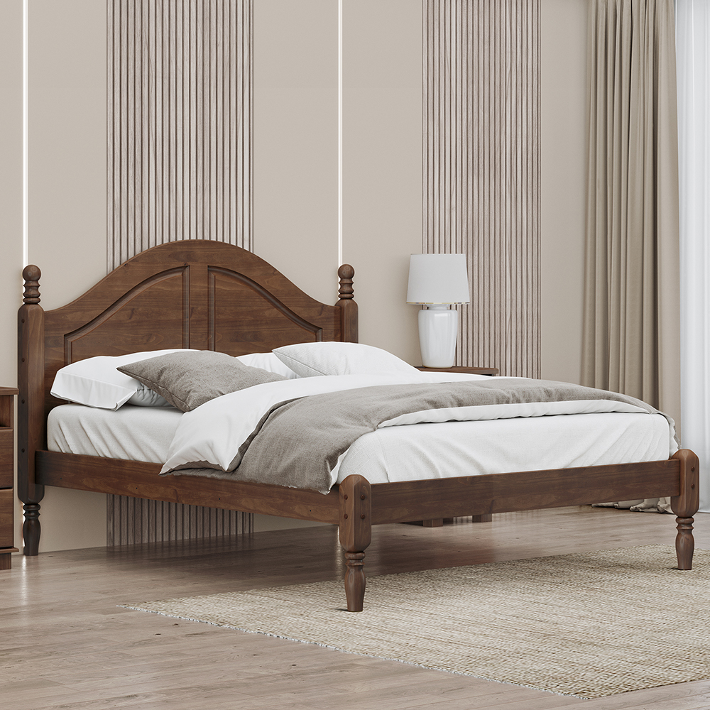 Cama Casal Madeira Maciça 2257 Cafe Milani Store