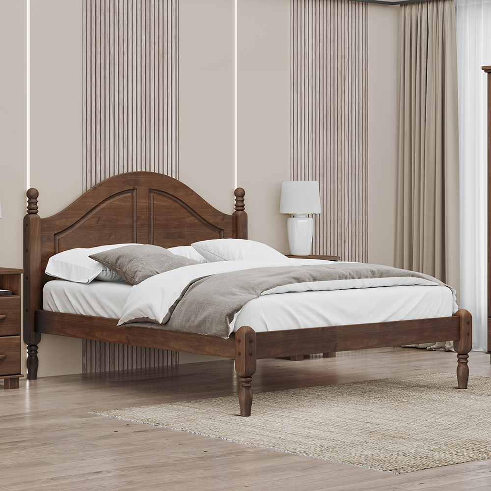 Cama Casal Madeira Maciça 2257 Cafe Milani Store