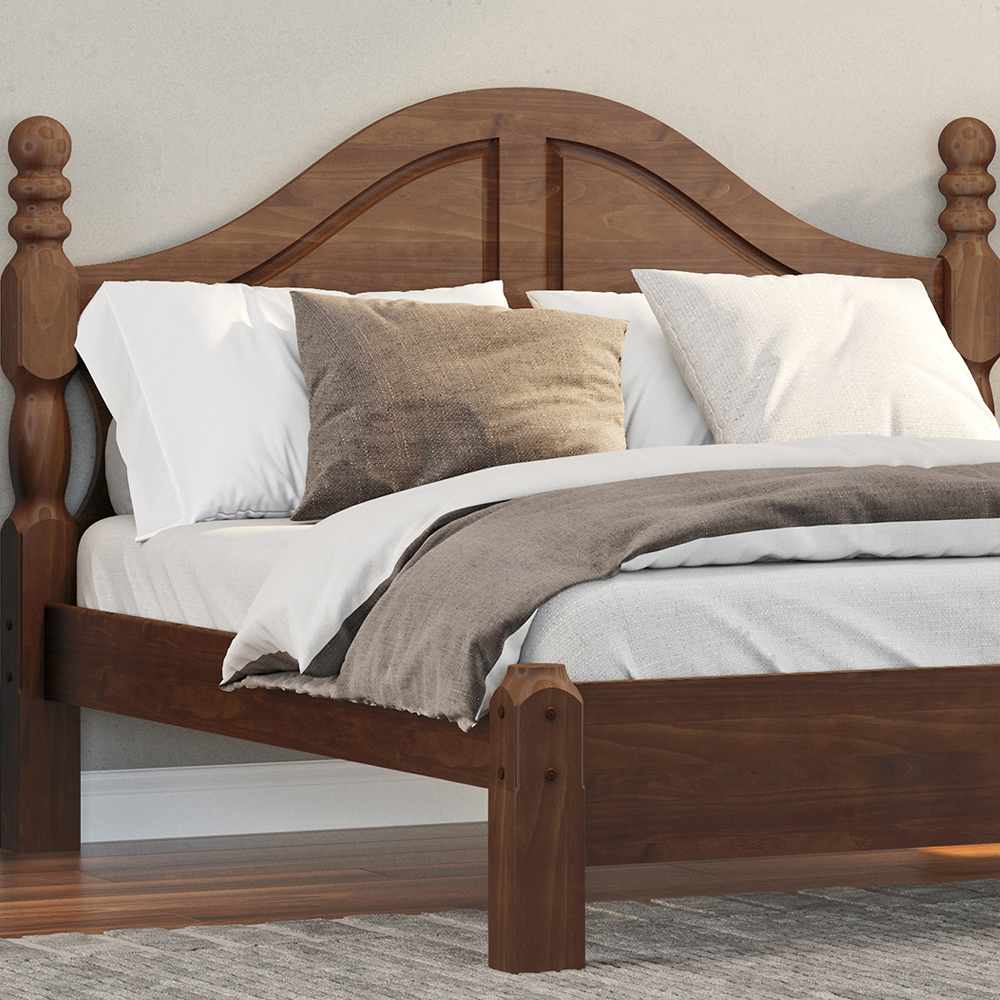 Cama Queen Classica Madeira Maciça 2260 Cafe Milani Store
