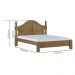 Cama Queen Classica Madeira Maciça 2260 Freijo Milani Store