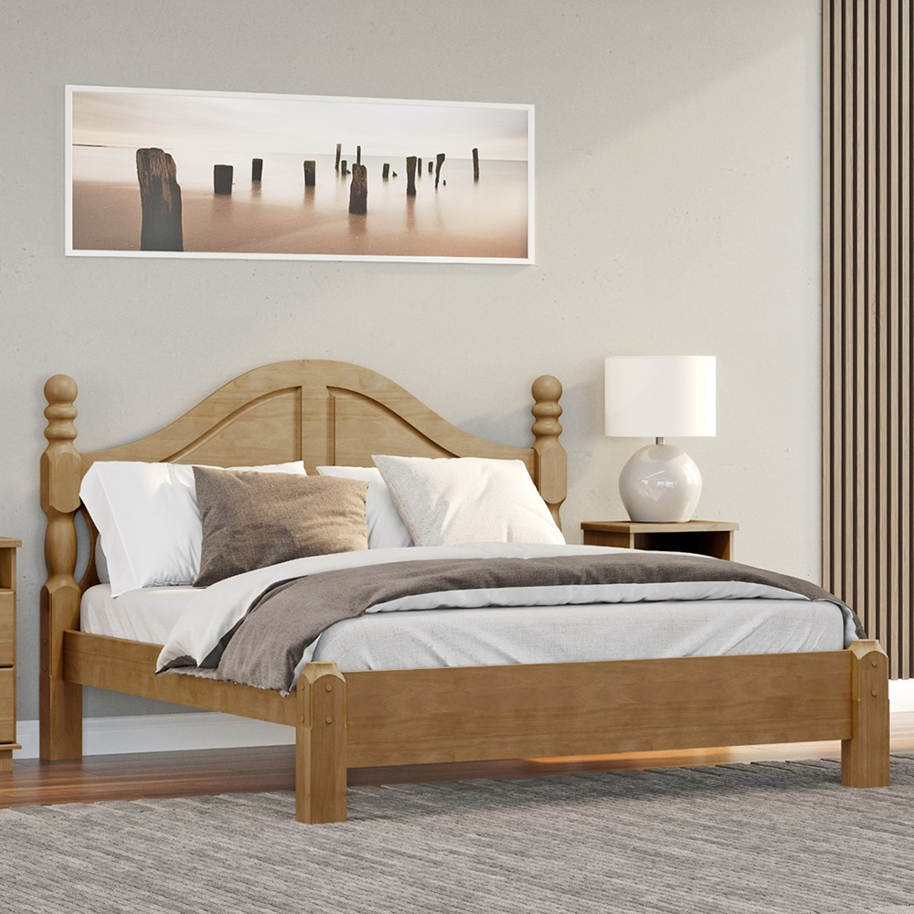 Cama Queen Classica Madeira Maciça 2260 Freijo Milani Store