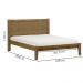 Cama Queen Madeira Maciça 169 cm 2809 Freijo Milani Store