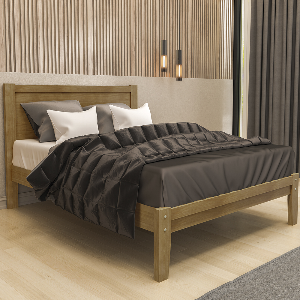 Cama Queen Madeira Maciça 169 cm 2809 Freijo Milani Store