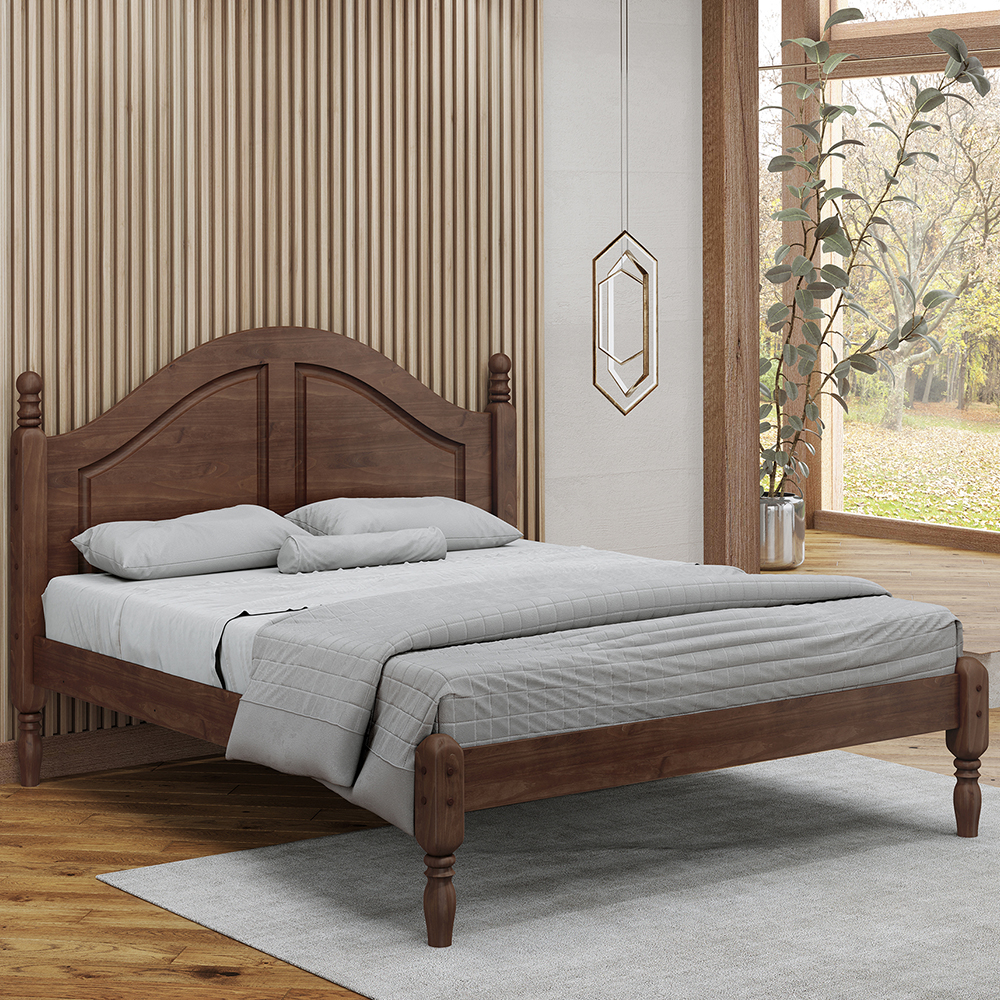 Cama Queen Madeira Maciça 2258 Cafe Milani Store