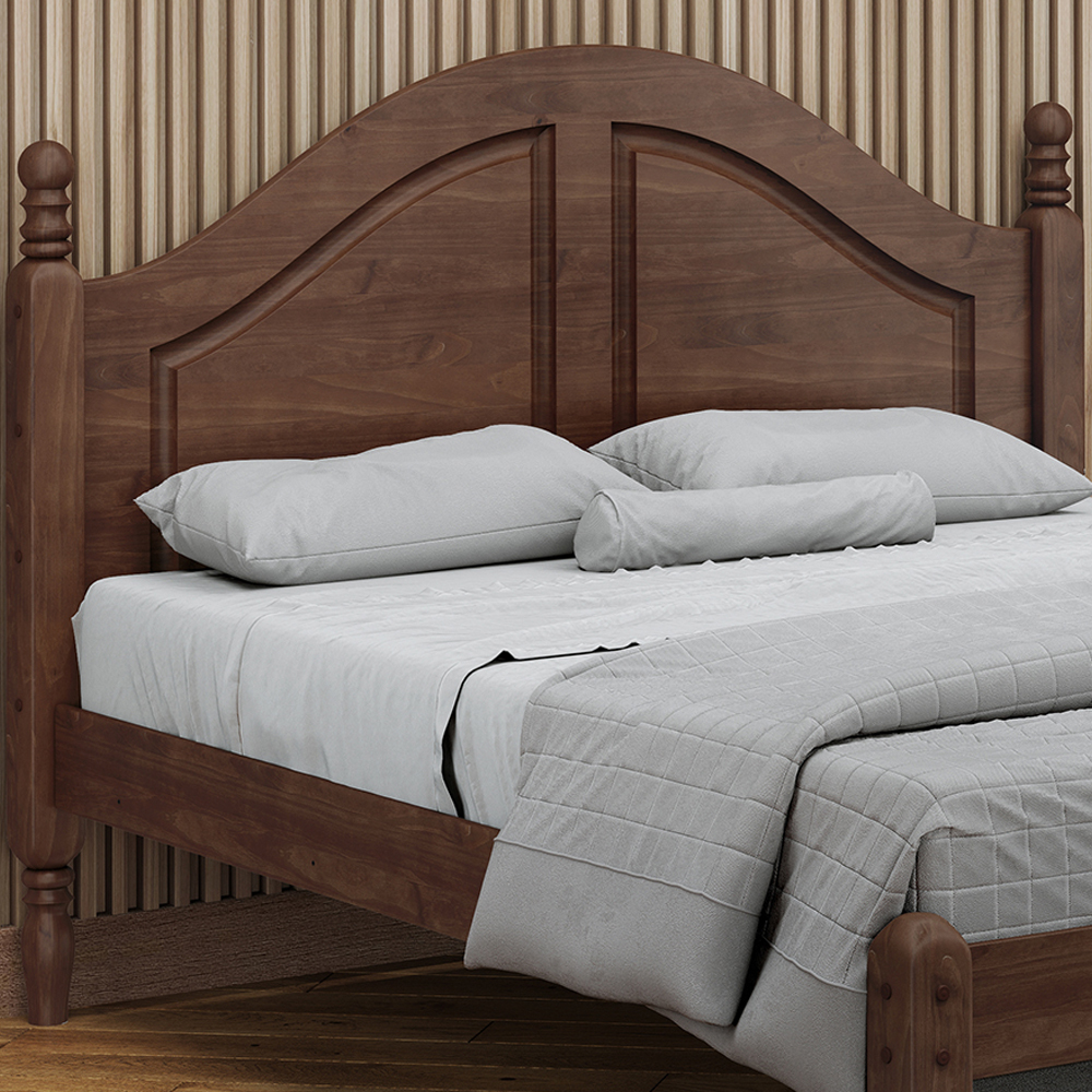 Cama Queen Madeira Maciça 2258 Cafe Milani Store
