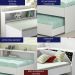 Cama Solteiro Bicama Bau Estante 2 Nichos BB2829 Branco Dtall
