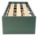 Cama Solteiro Bicama Com Cama Auxiliar 194x83 CM20 Verde Dtall