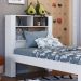 Cama Solteiro Com Cabeceira Funcional 111X214cm Branco PRODDY