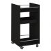 Carrinho Bar 3 Prateleiras E Rodizios 74X40 cm 3275 Preto ARLY