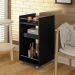 Carrinho Bar 3 Prateleiras E Rodizios 74X40 cm 3275 Preto ARLY