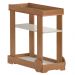Carrinho Bar Com Rodizios 80 cm 4659 Cinamomo Off White ARLY
