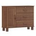 Comoda 3G 1P Madeira Maciça 118 cm 1139 Imbuia Milani Store