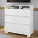 Comoda 3G com Nicho Vegas 91 cm 11685 Branco INCP