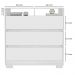 Comoda 3G com Nicho Vegas 91 cm 11685 Branco INCP