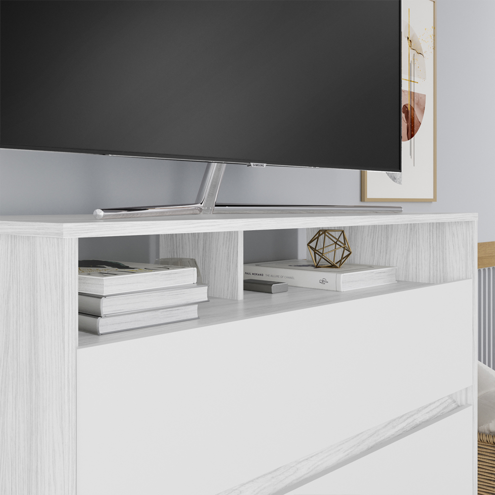 Comoda 3G com Nicho Vegas 91 cm 11685 Branco INCP