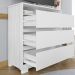 Comoda 3G com Nicho Vegas 91 cm 11685 Branco INCP