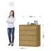Comoda 4 GV 89 cm Corrediças Telescopicas CO027 Marrocos MXM