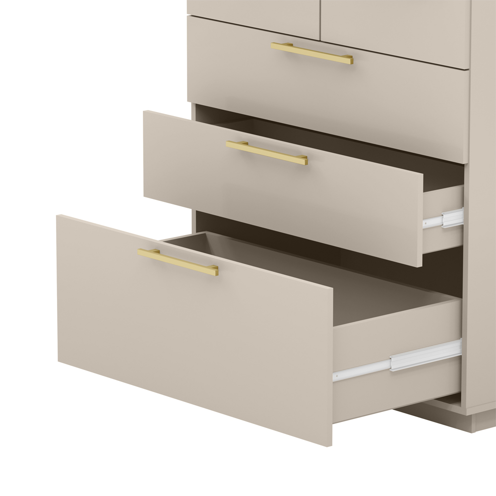 Comoda 4 Gavetas 1 Gavetao 93 cm DUB 20032 Fendi VLR