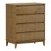 Comoda 4 Gavetas MDF 81 cm 2801 Freijo Milani Store