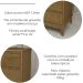 Comoda 4 Gavetas MDF 81 cm 2801 Freijo Milani Store