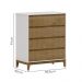 Comoda 4 Gavetas MDF 81 cm 2801 Off White Freijo Milani Store