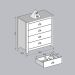 Comoda 4 Gavetas Madeira Maciça 80 cm 9101 Branco Freijo Milani Store