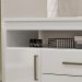 Comoda 5 Gavetas 2 Portas 152 cm OLS CO008 Branco Neve MXM