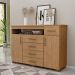 Comoda 5 Gavetas 2 Portas 152 cm OLS CO008 Freijo MXM