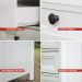 Comoda 6 Gavetas E 02 Mesas de Cabeceira 3 Gavetas Branco Dtall