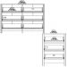 Comoda 6 Gavetas E 02 Mesas de Cabeceira 3 Gavetas Branco Dtall