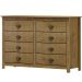 Comoda 8 Gv 02 Mesas de Cabeceira 3 Gv Madeira Maciça Freijo Milani Store