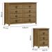Comoda 8 Gv 02 Mesas de Cabeceira 3 Gv Madeira Maciça Freijo Milani Store