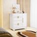 Comoda Com Espelho 4 Gavetas 1P 93 cm BEL Branco Camarim VLR