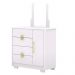 Comoda Com Espelho 4 Gavetas 1P 93 cm BEL Branco Camarim VLR