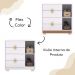 Comoda Com Espelho 4 Gavetas 1P 93 cm BEL Branco Camarim VLR