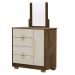 Comoda Com Espelho 4 Gavetas 1P 93 cm BEL Imbuia Fendi VLR