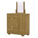 Comoda Com Espelho 4 Gavetas 1P 93 cm BEL Nature VLR