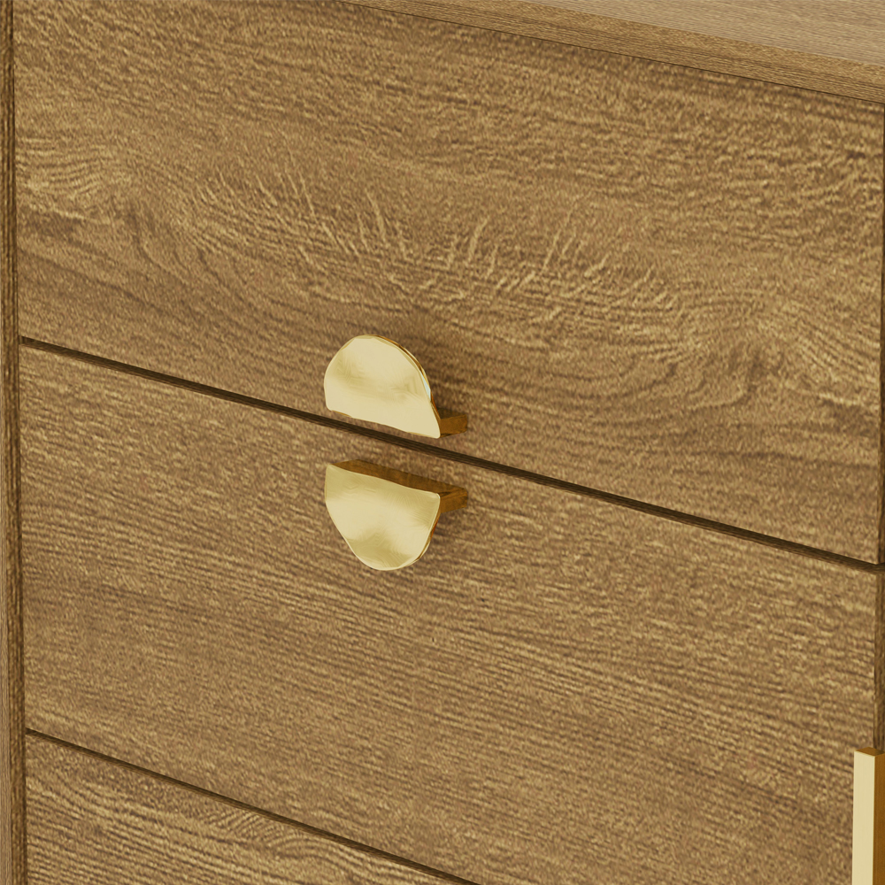 Comoda Com Espelho 4 Gavetas 1P 93 cm BEL Nature VLR