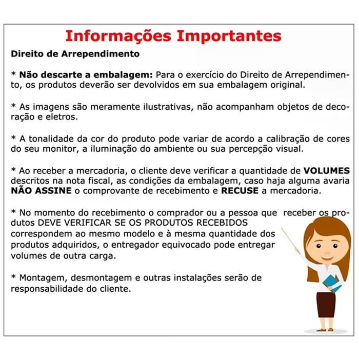 Comoda Infantil 03 Gavetas Louise Branco REAJL Moveis
