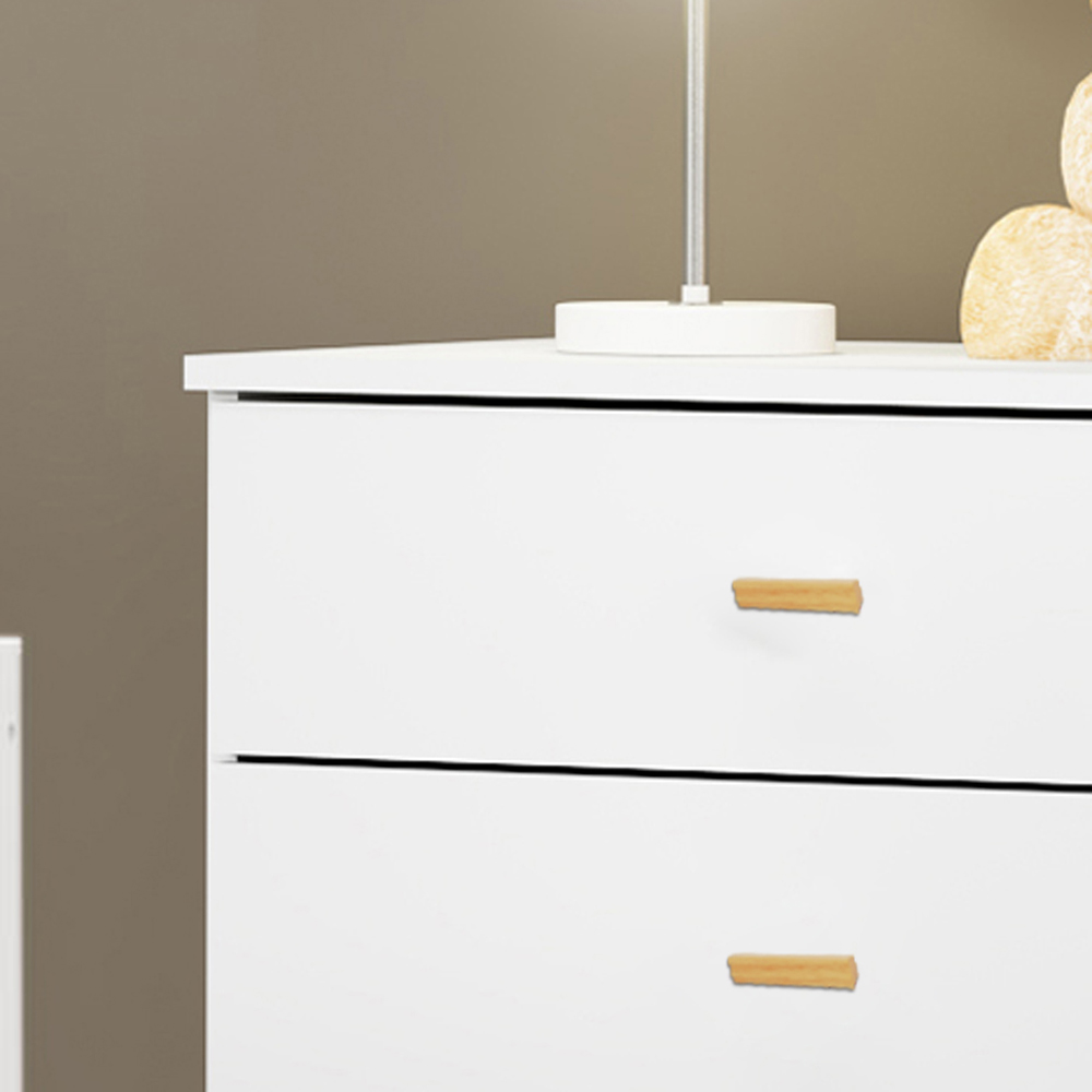 Comoda Infantil Para Quarto 5 Gavetas 60X91X38 cm BB120 Branco Dtall