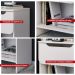 Comoda Para Quarto 6 Gavetas 132 cm DM244 Branco Dtall