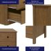 Comoda Para Quarto 6 Gavetas 146 cm DM221 Diamond Dtall