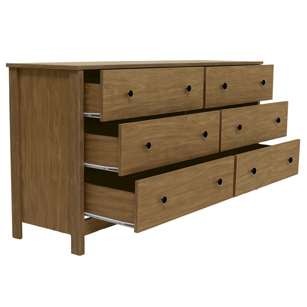 Comoda Para Quarto 6 Gavetas 146 cm DM221 Diamond Dtall