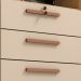 Comoda Rack 2P 4G Madri 121 cm Carvalho Am Off White INCP