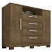 Comoda Rack 2P 4G Madri 121 cm Malbec INCP