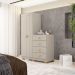 Comoda Roupeiro 120 cm 2 Portas CRIS 20034 Fendi VLR