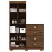 Comoda Roupeiro 120 cm 2 Portas CRIS 20034 Imbuia VLR